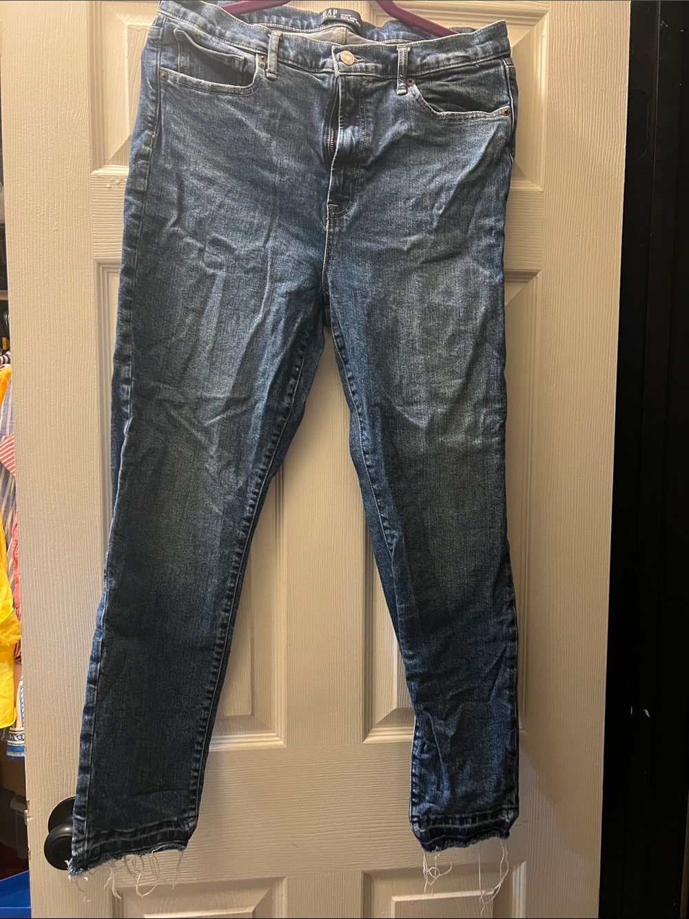 GAP Women's High-Rise Blue Wash Jeans